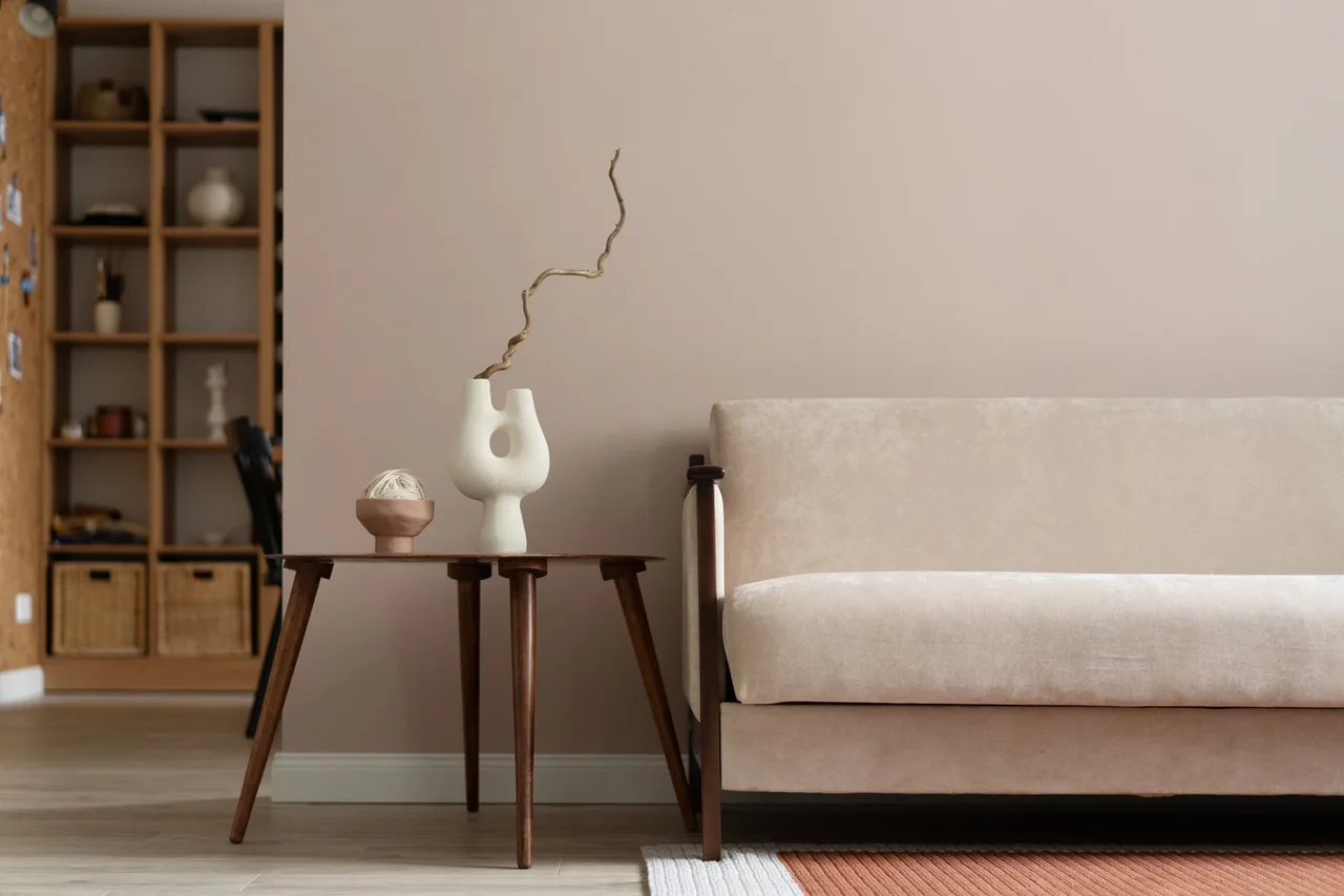 A prepared living room