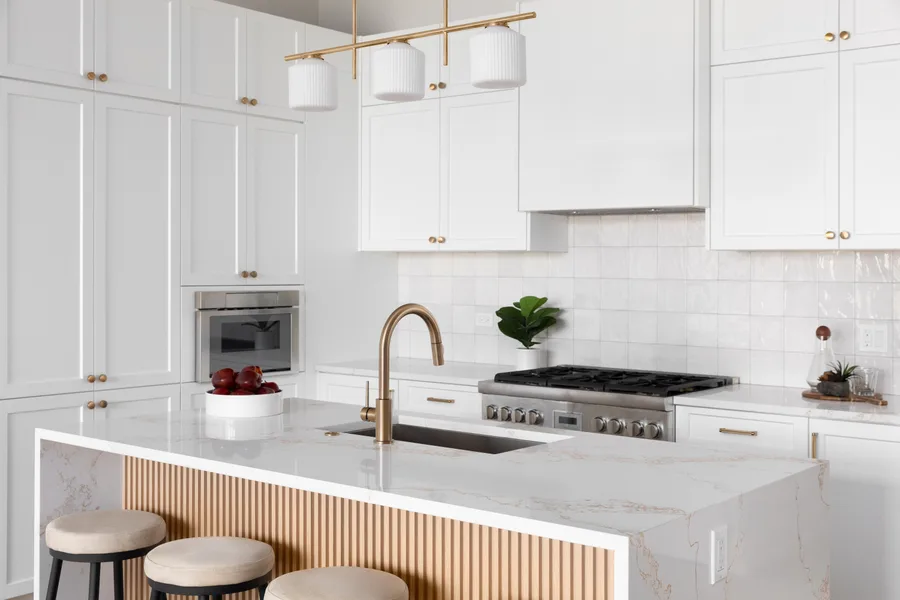Kitchen island where offers get decided